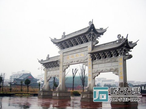 石牌坊制作时在石材上的选择有哪些
