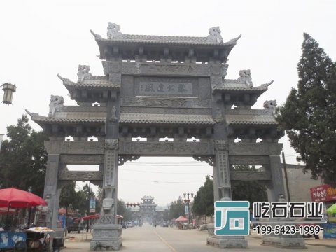 石牌楼雕刻图片大全