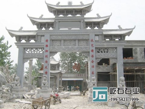 石牌楼的安装有着怎样的寓意