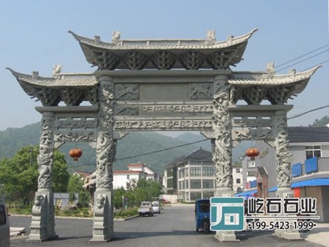 石雕牌楼制作样式
